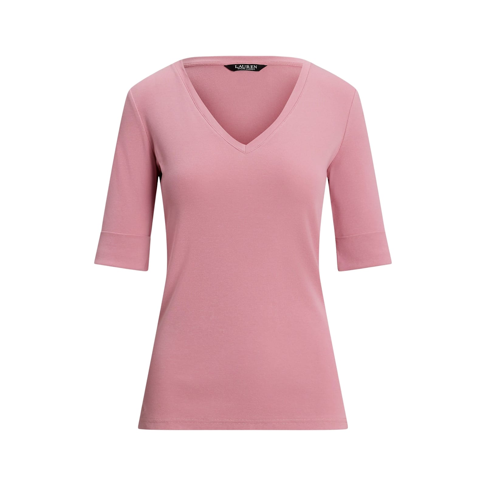 Ralph Lauren V Judy Elbow Sleeve Knit