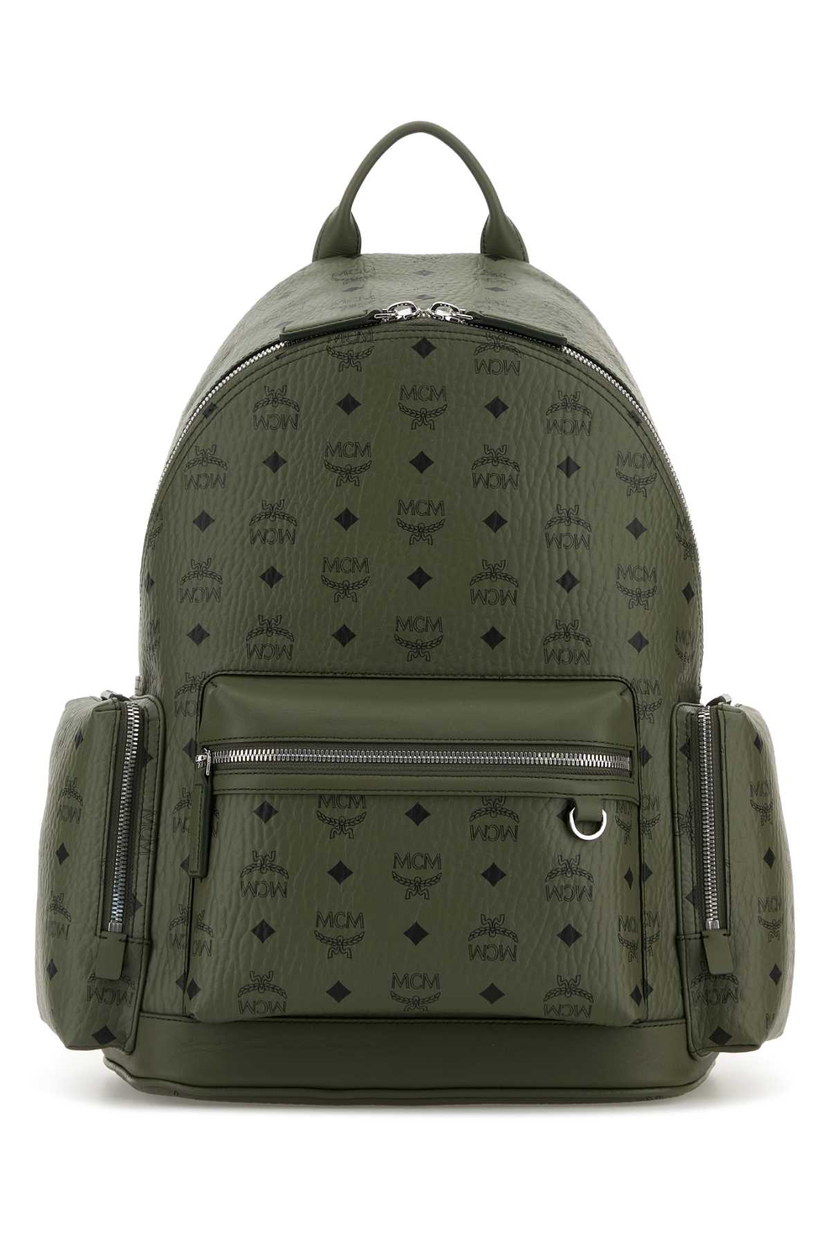 MCM Printed Canvas Stark Backpack