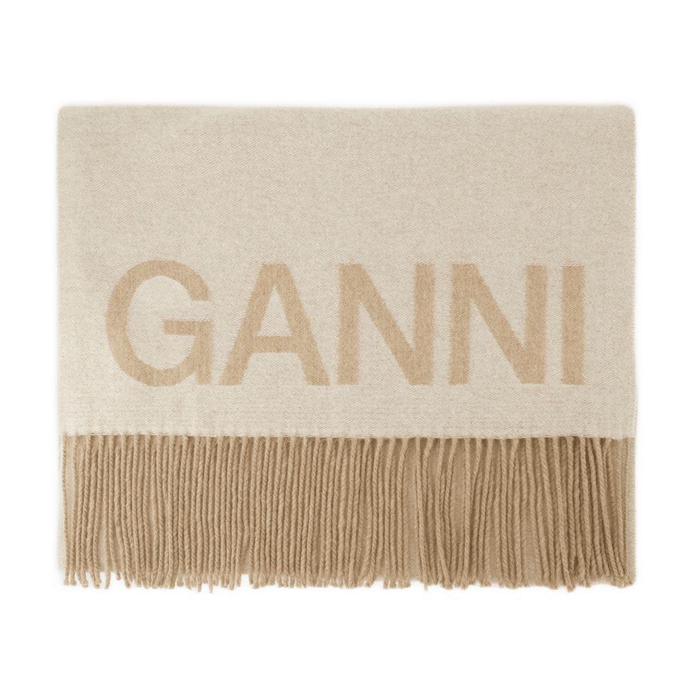 Ganni Fringed Scarf
