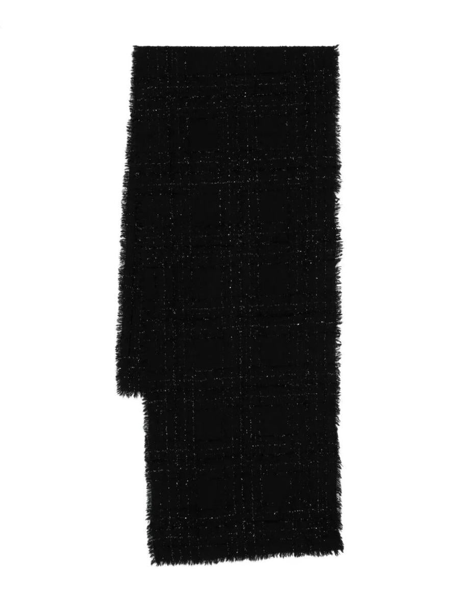 Faliero Sarti Adrienne Wool Tweed Scarf Accessories