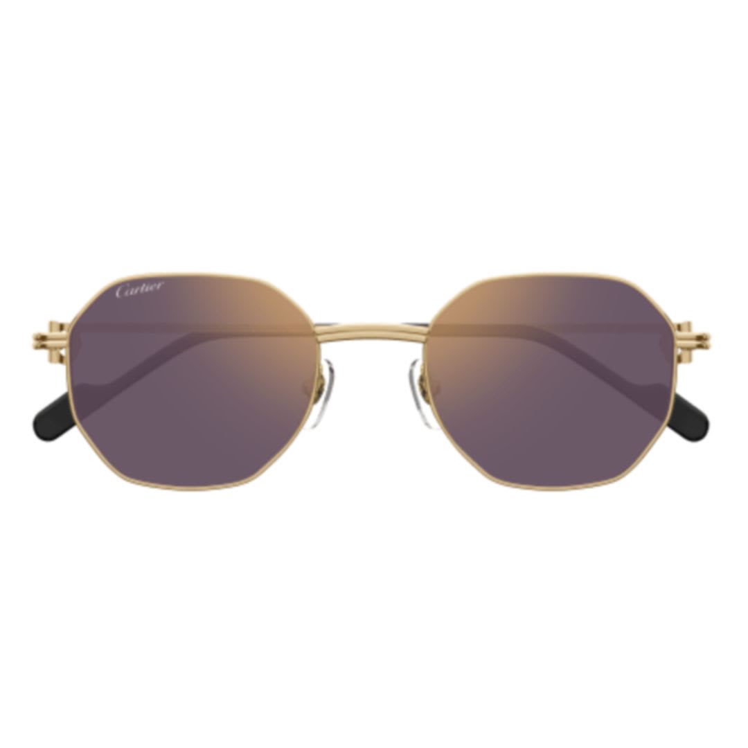 Cartier Eyewear Ct0500s-004 Gold-gold-violet