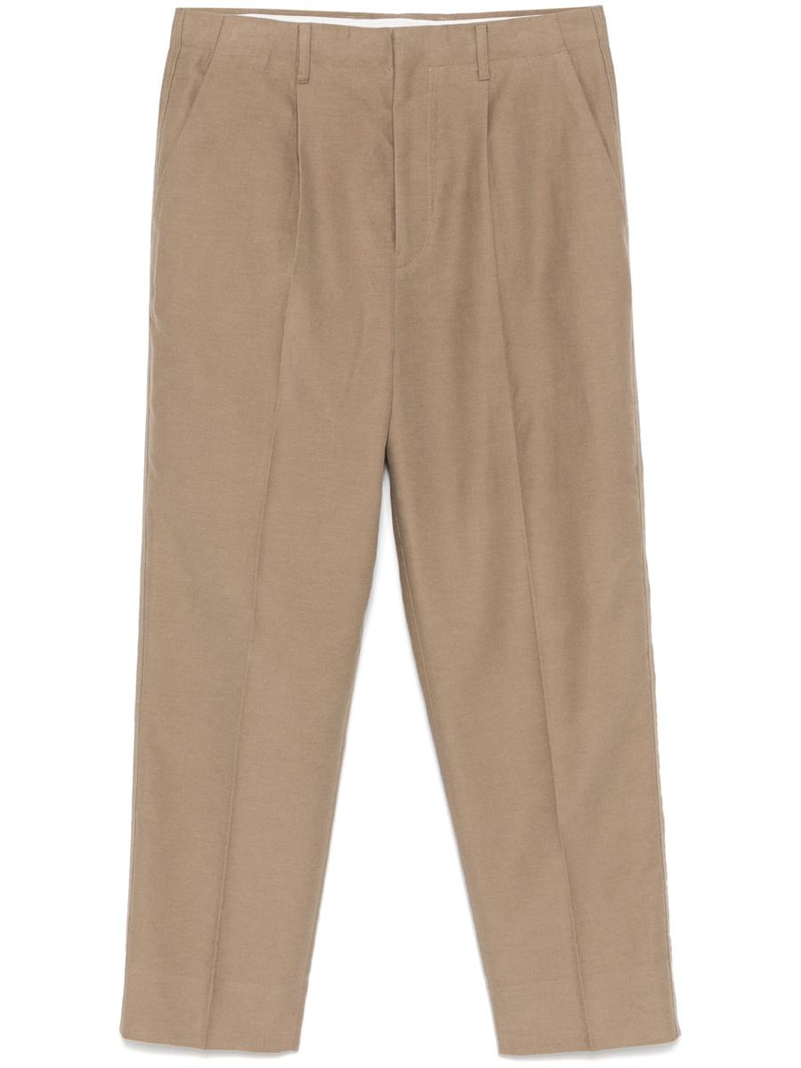 Zegna 棉羊绒休闲裤