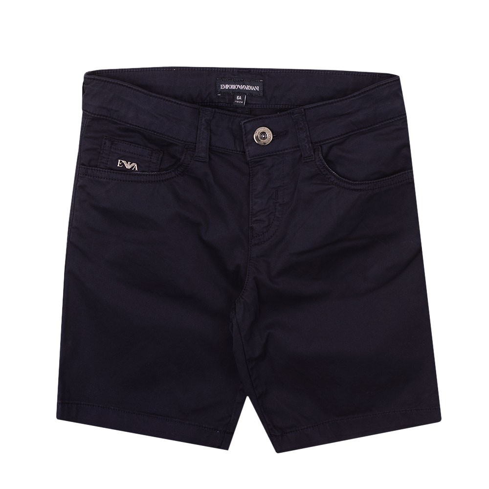 Metal Badge Chino Short