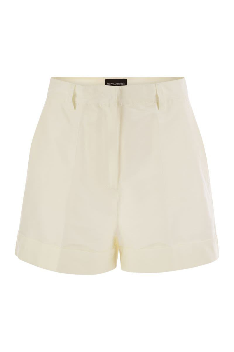 Mvp Wardrobe Cotton And Silk Bermuda Shorts