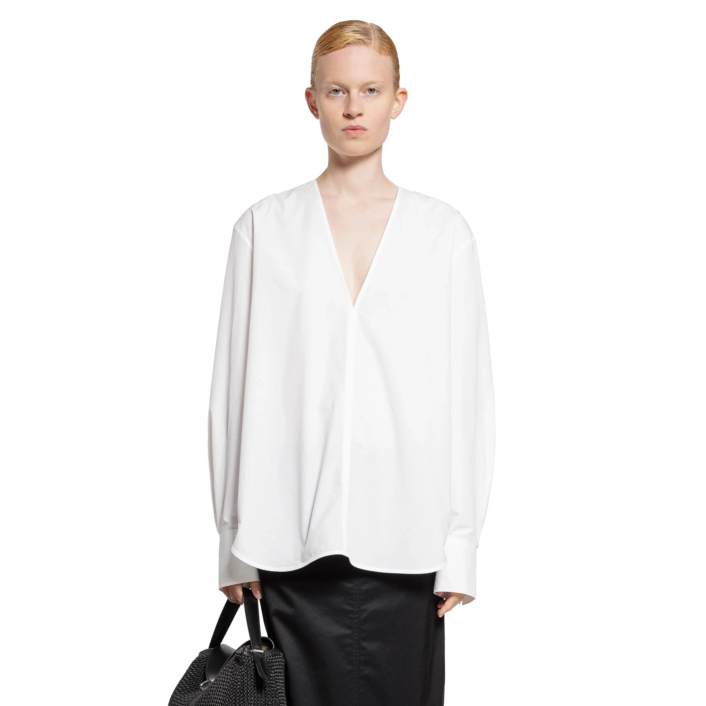 V-neck blouse