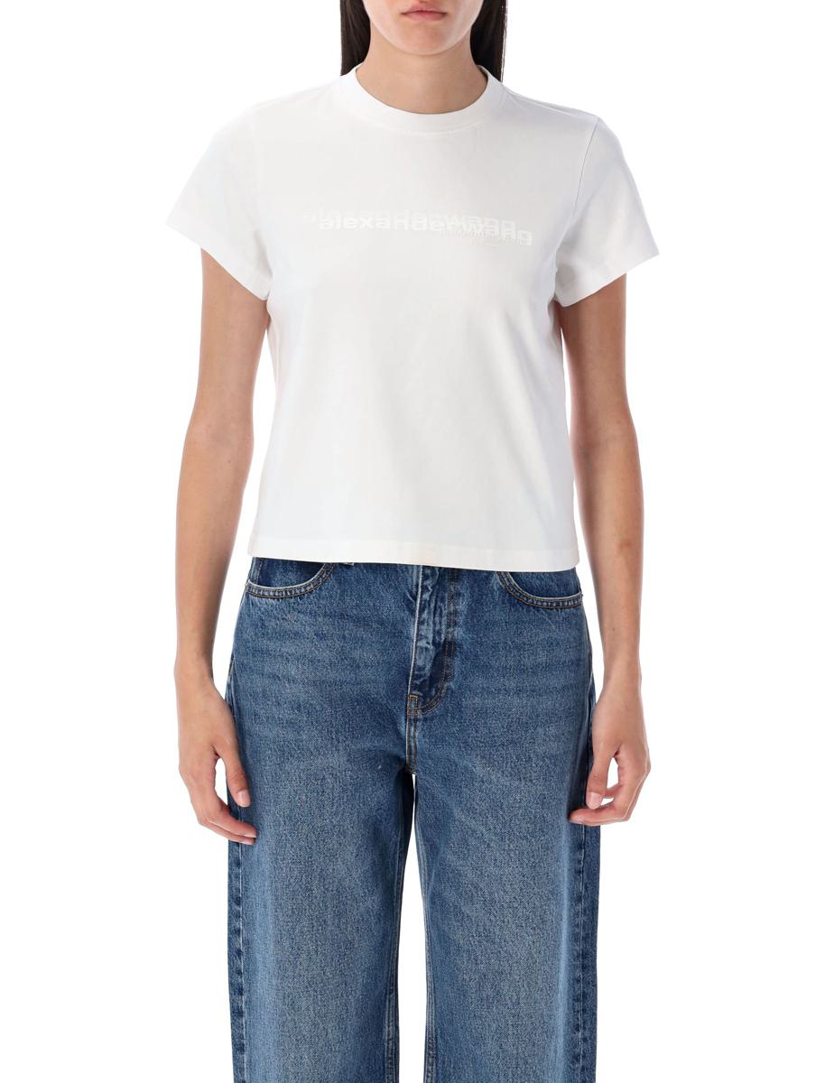 Alexander Wang Shrunken Logo Tee