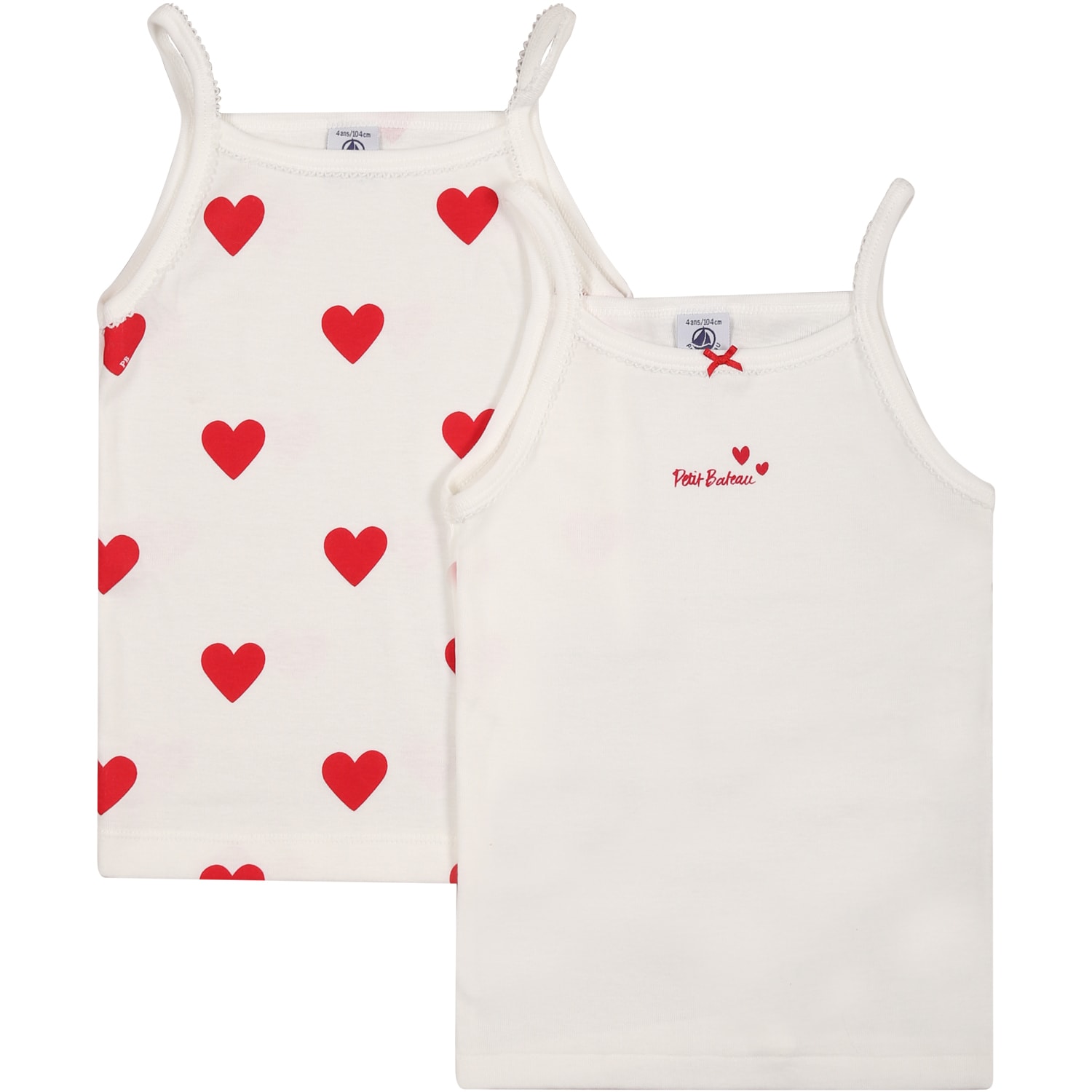 Petit Bateau White Set For Girl