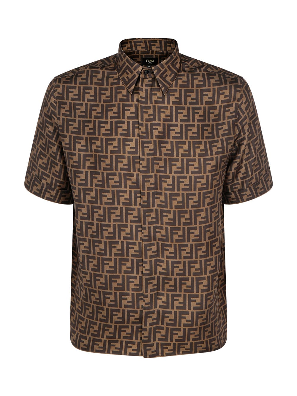 Fendi Ff Motif Short Sleeved Shirt