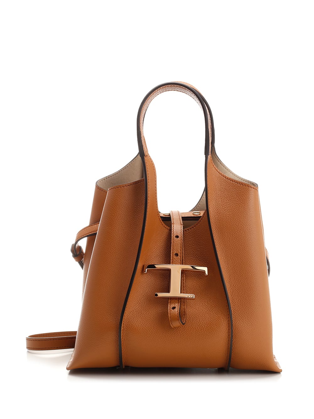 Tod's Timeless Logo Plaque Tote Bag
