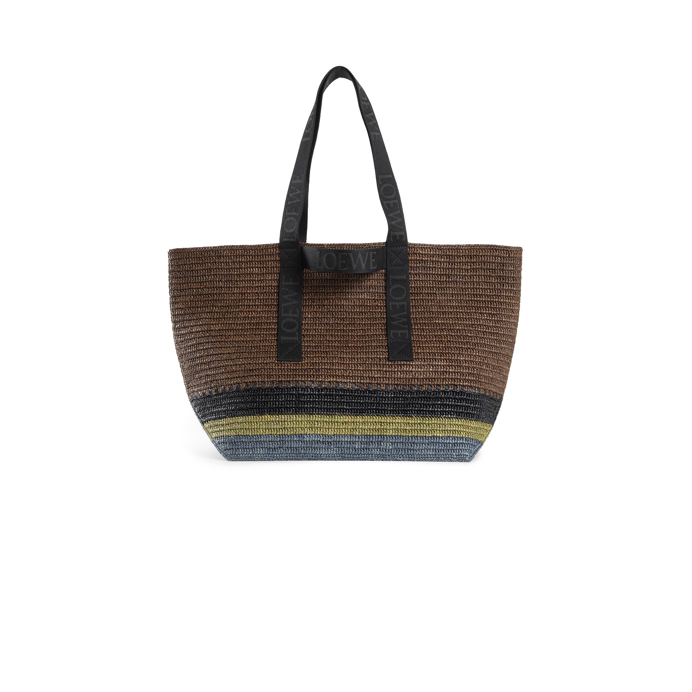 Fold Shopper in Raffia