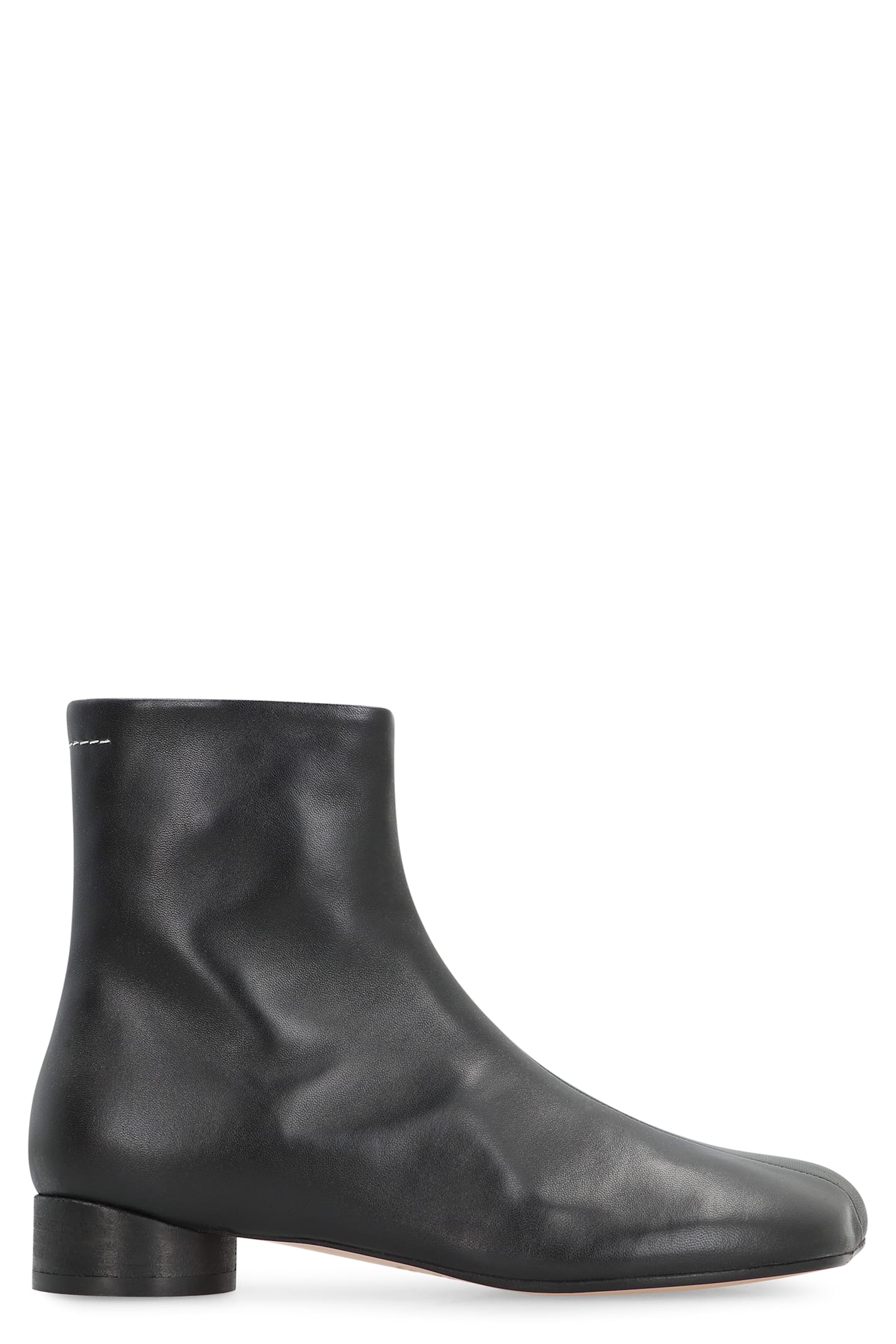 MM6 Maison Margiela Leather Ankle Boots