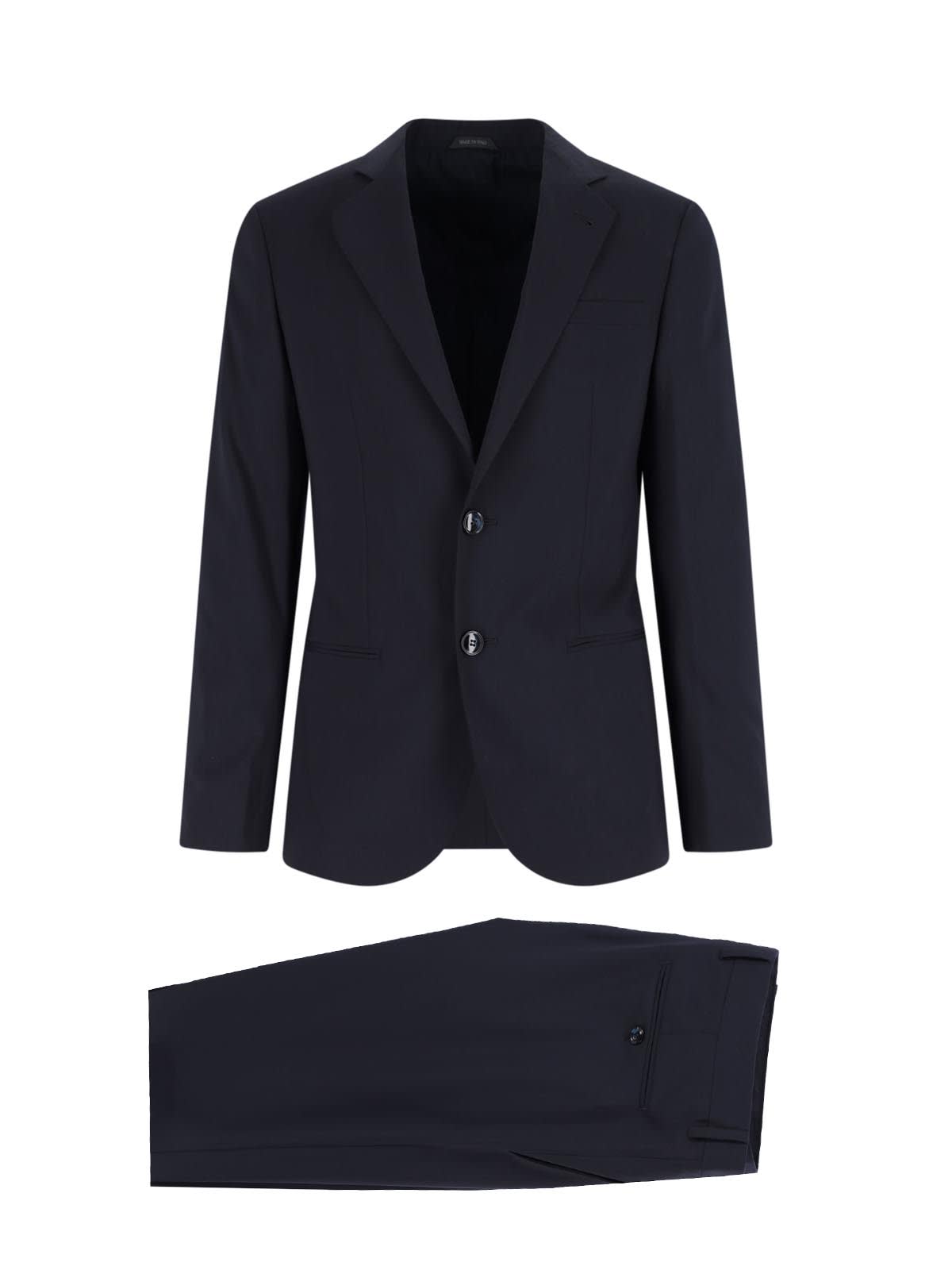 Giorgio Armani Single-breasted Virgin Wool Suit