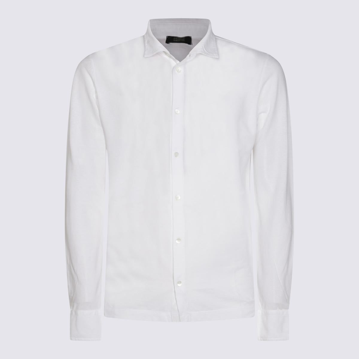 Zanone White Cotton Shirt