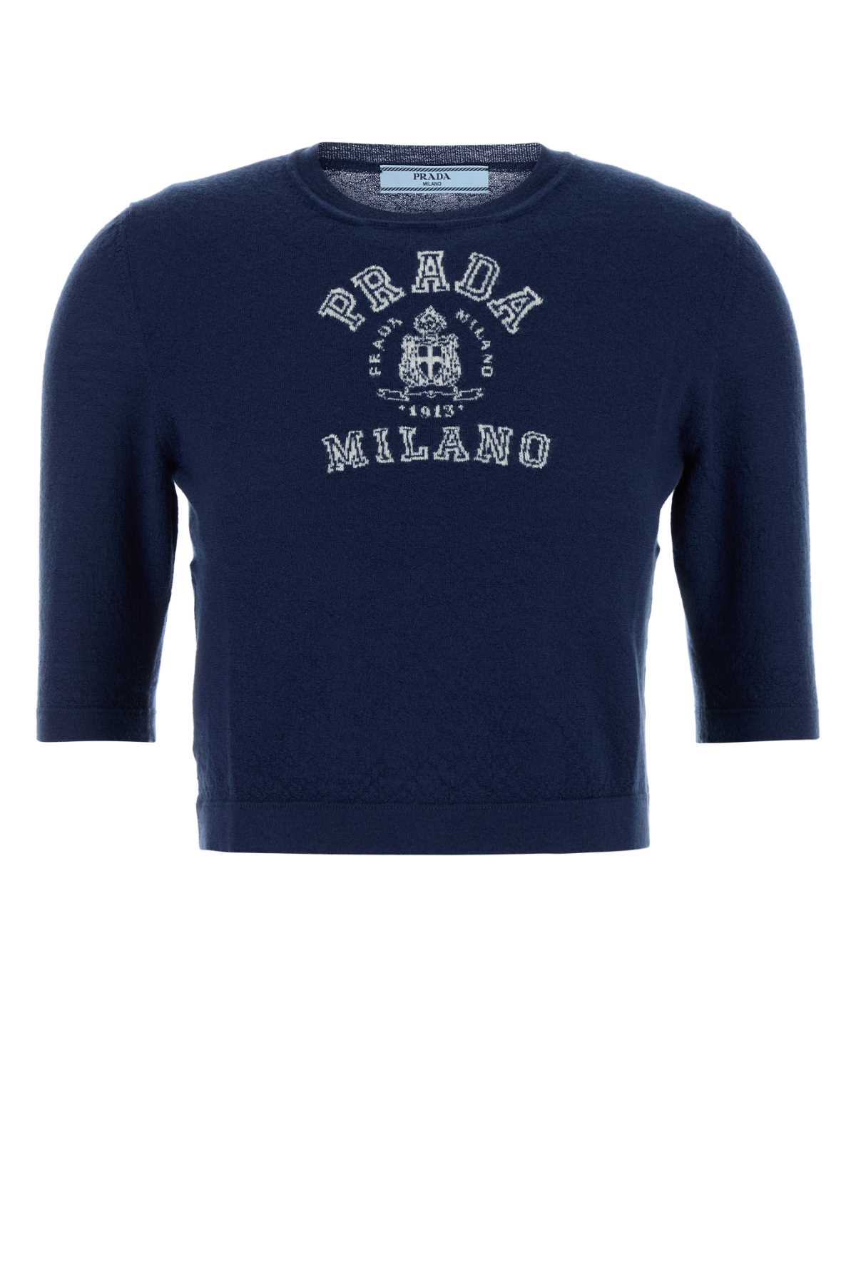 Prada Blue Cashmere Sweater