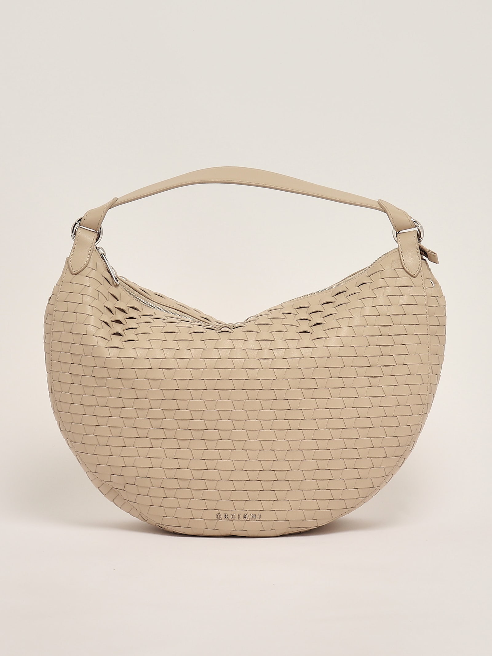 Orciani Dumpling Nappa Woven Large Intrecciata Shoulder Bag