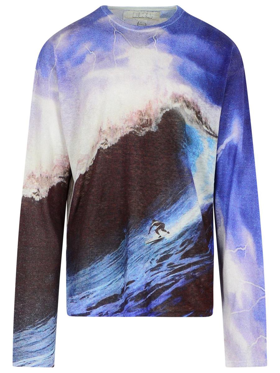 Erl Multicolor Nylon Blend Sweater