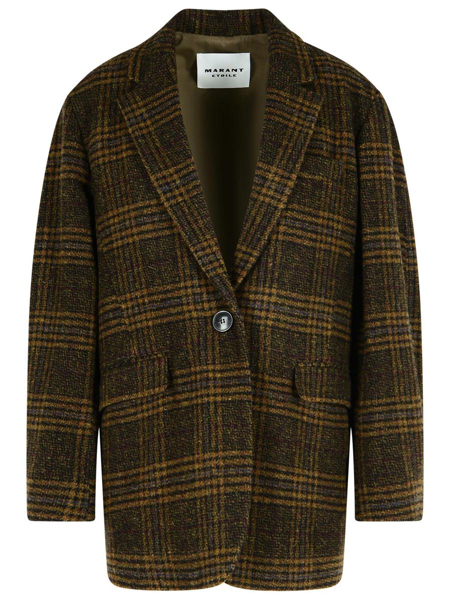 Isabel Marant Étoile 'Gesina' Khaki Virgin Wool Blazer