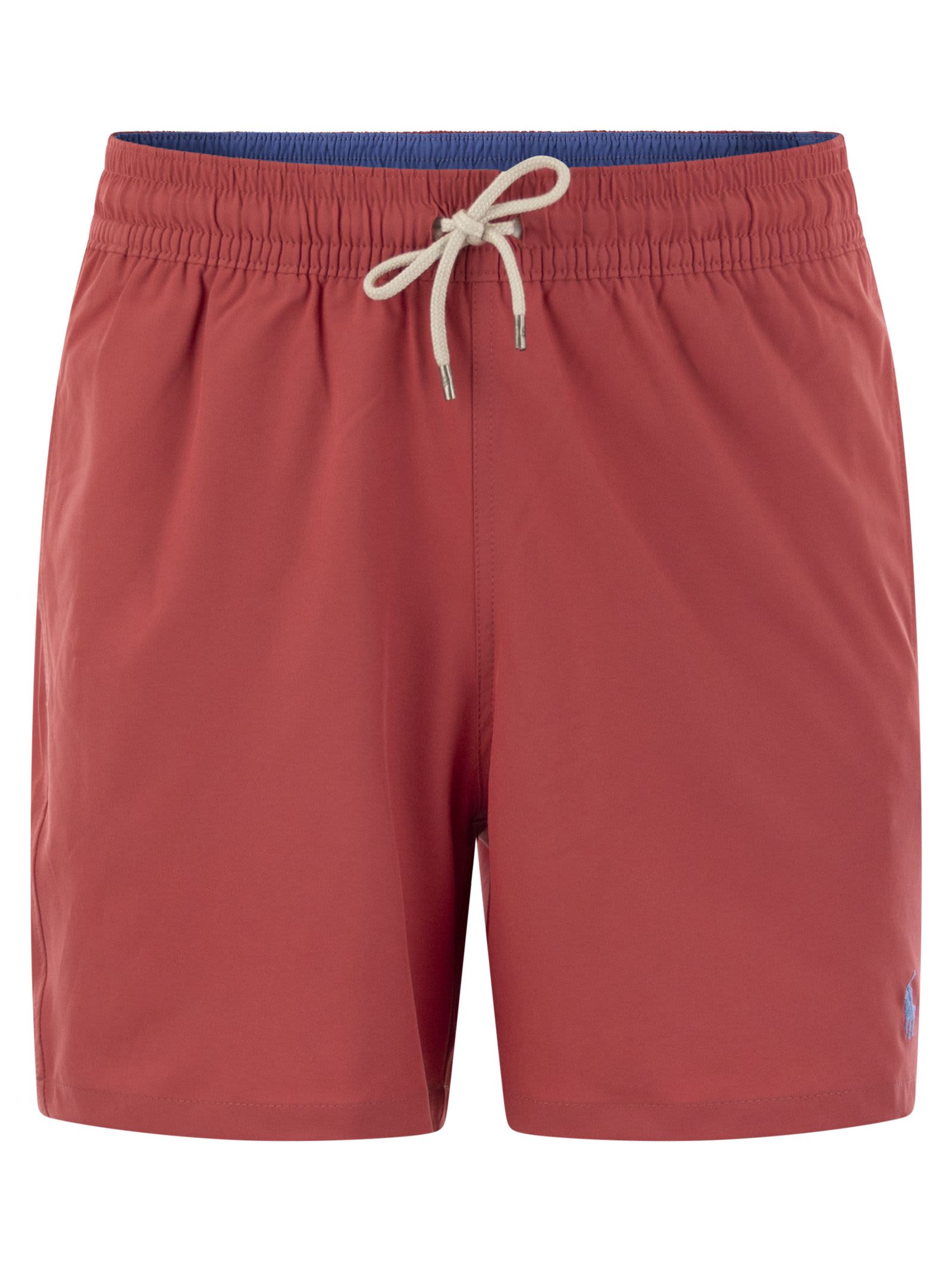 Ralph Lauren Nylon Stretch Swimsuit With Logo