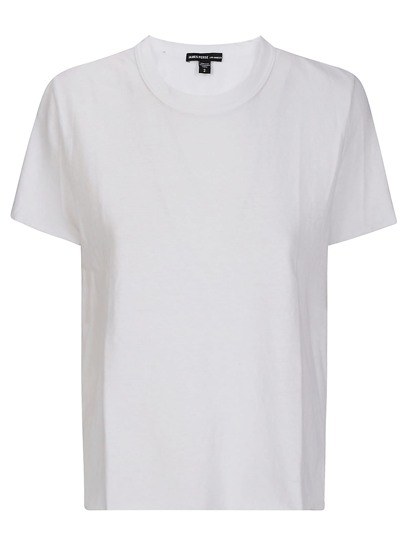 James Perse Slub Jersey Shrunken Tee