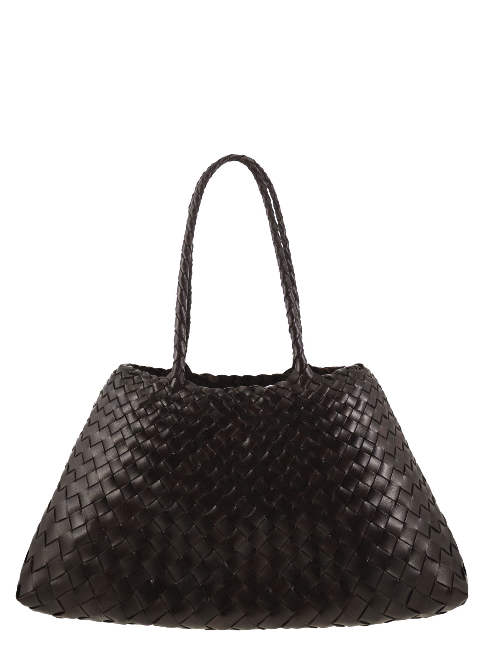 Dragon Diffusion Santa Croce Big - Woven Leather Bag