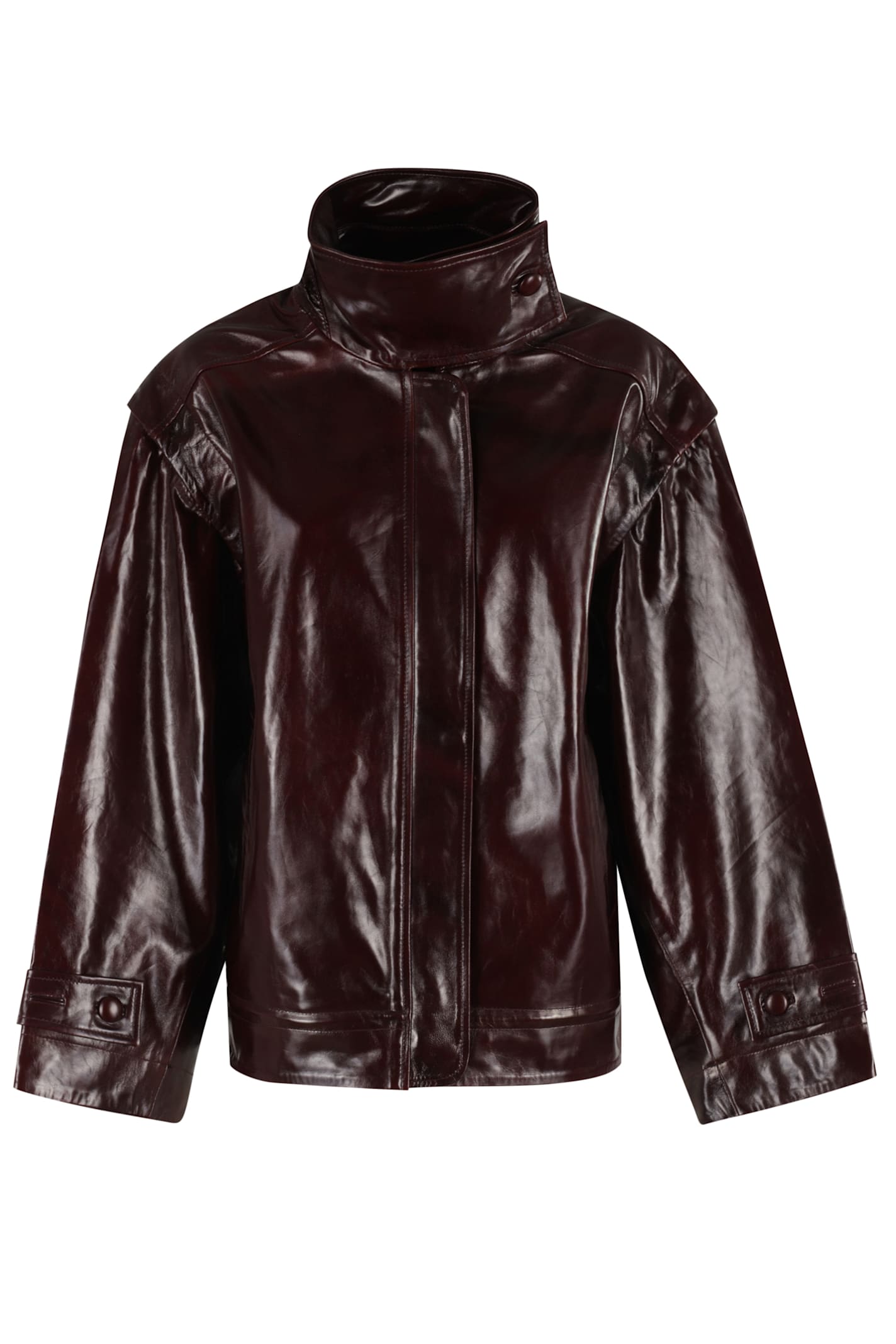 REMAIN Birger Christensen Oversize Leather Jacket