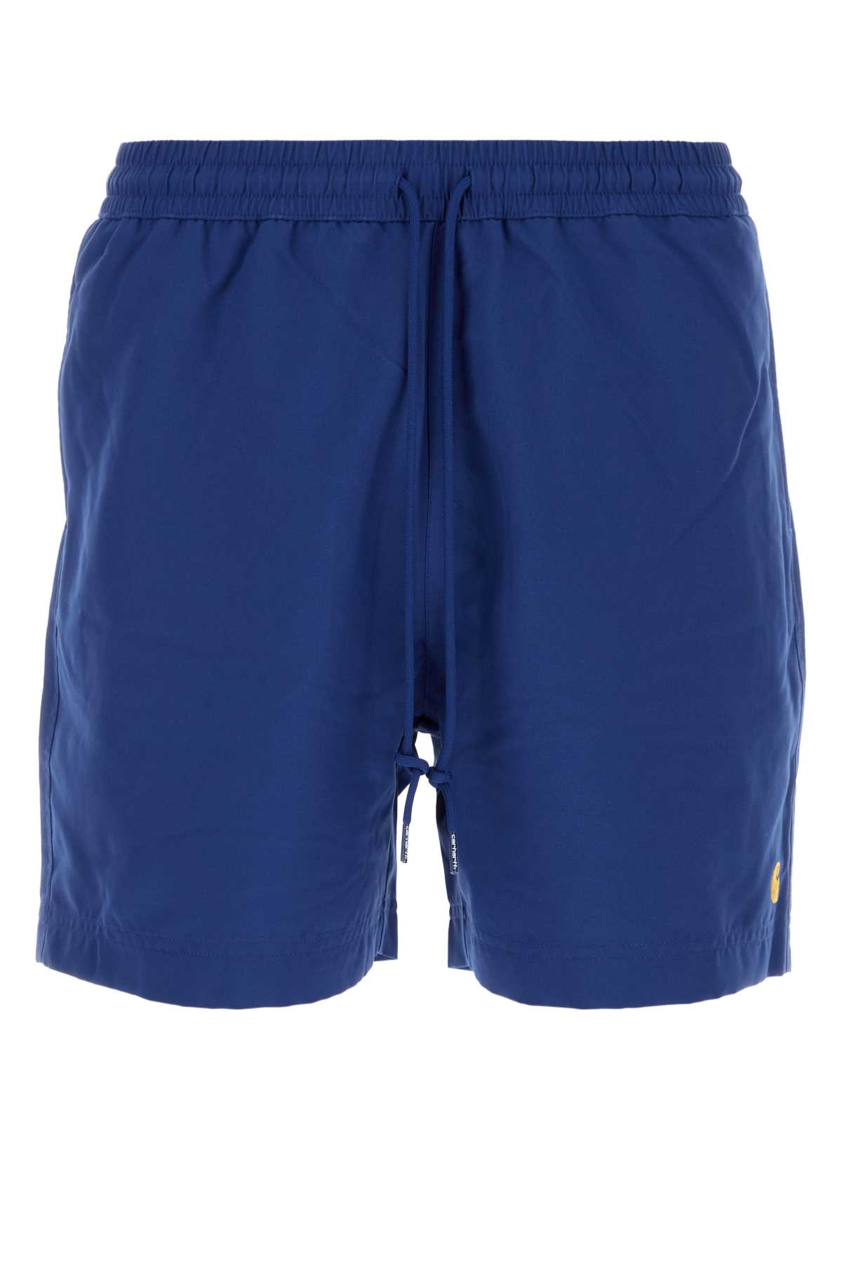 Carhartt Blue Polyester Chase Swim Trunks