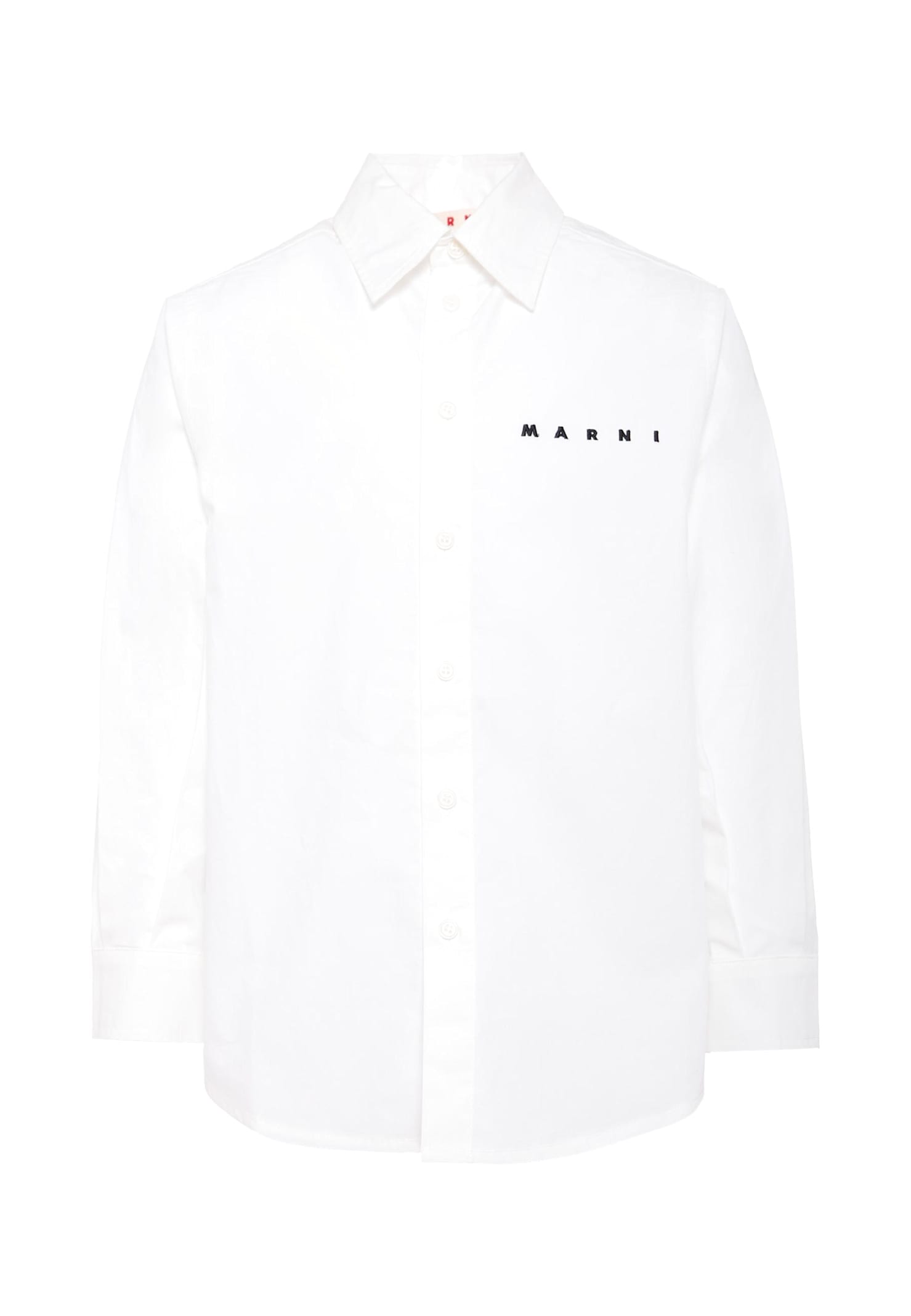Marni White Shirt For Kids With Logo