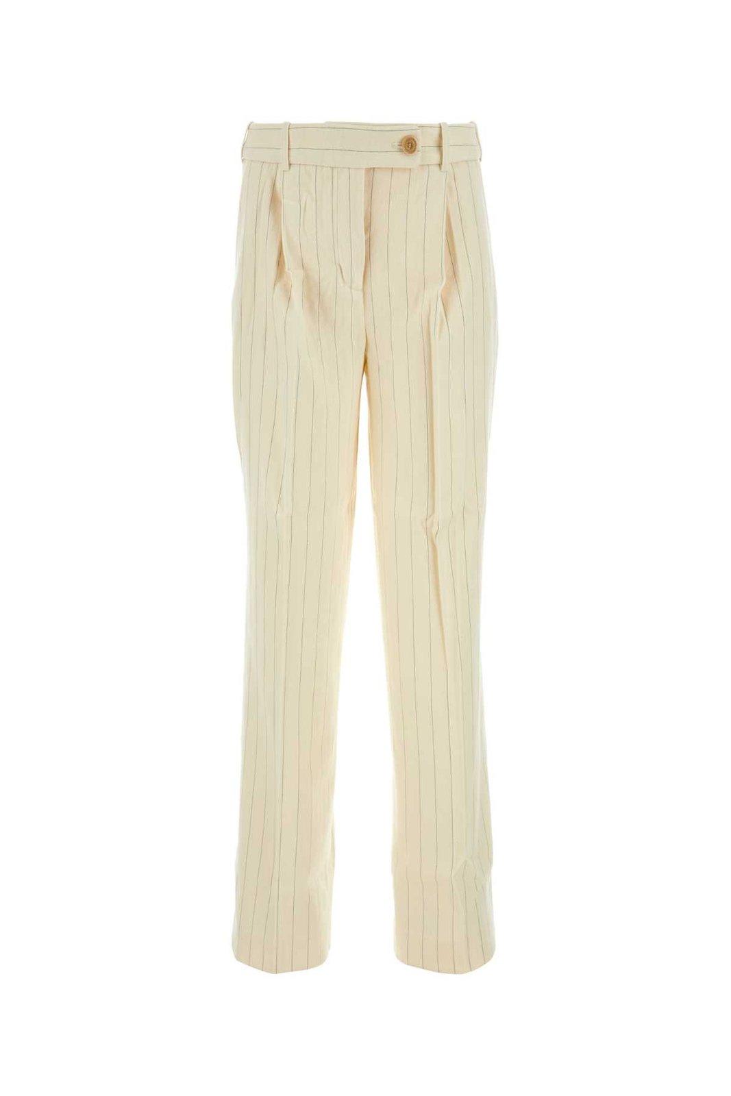 Zimmermann Pinstriped Pleated Trousers