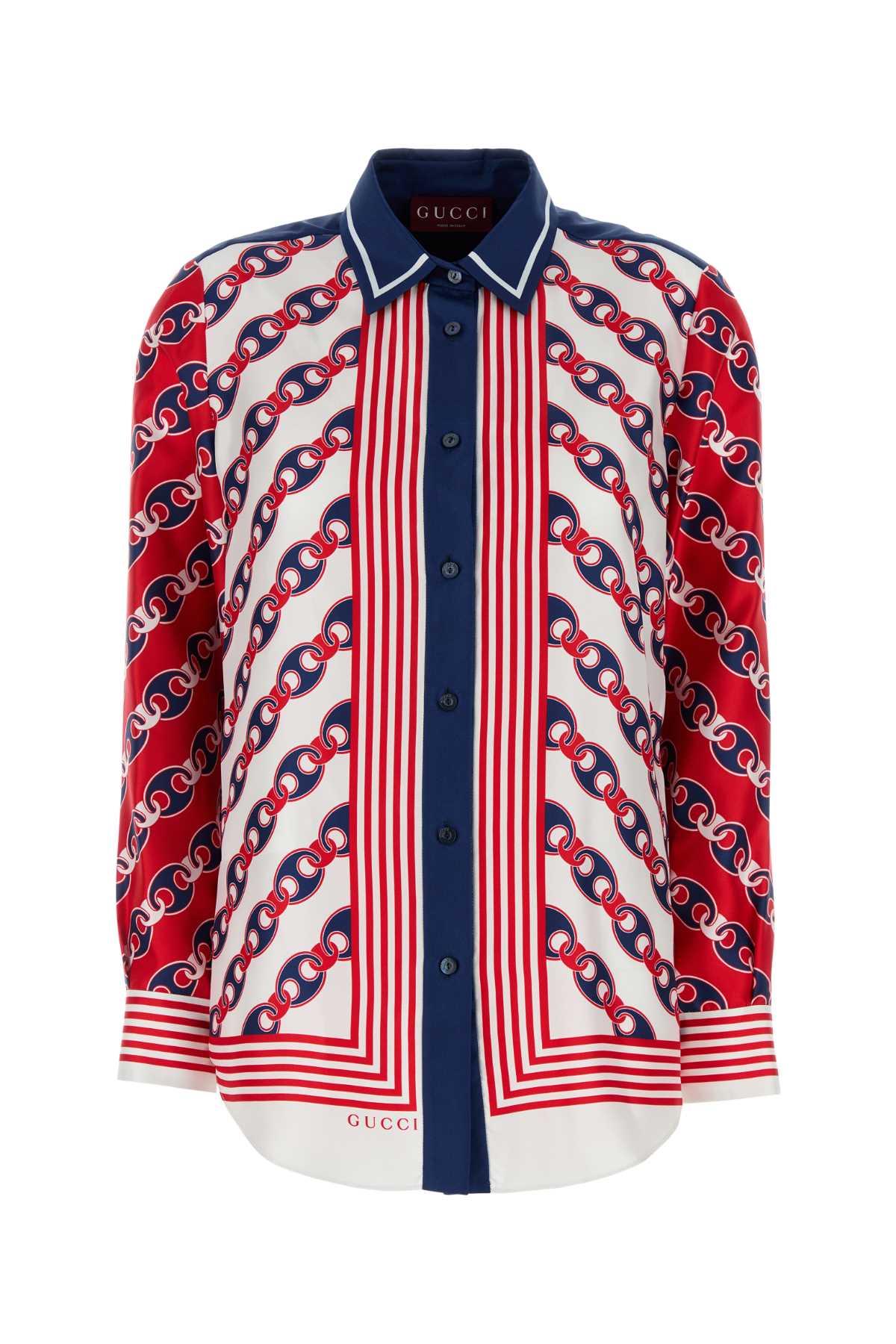 Gucci Printed Silk Shirt