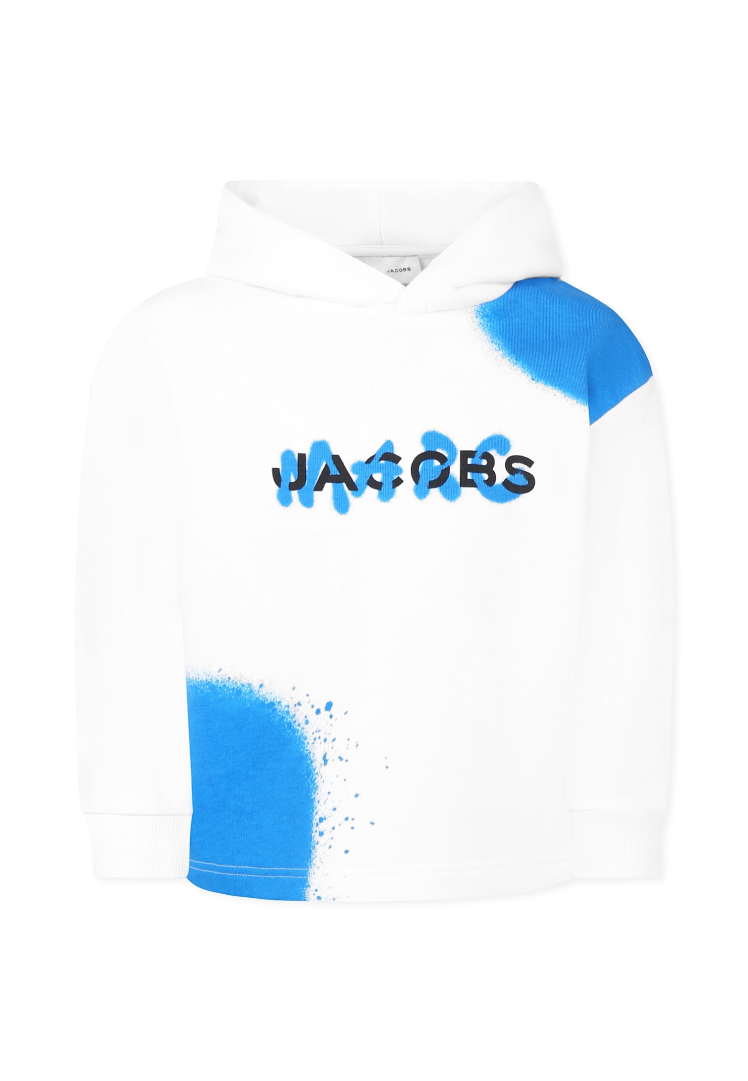 Marc Jacobs White Sweatshirt For Kids With Logo