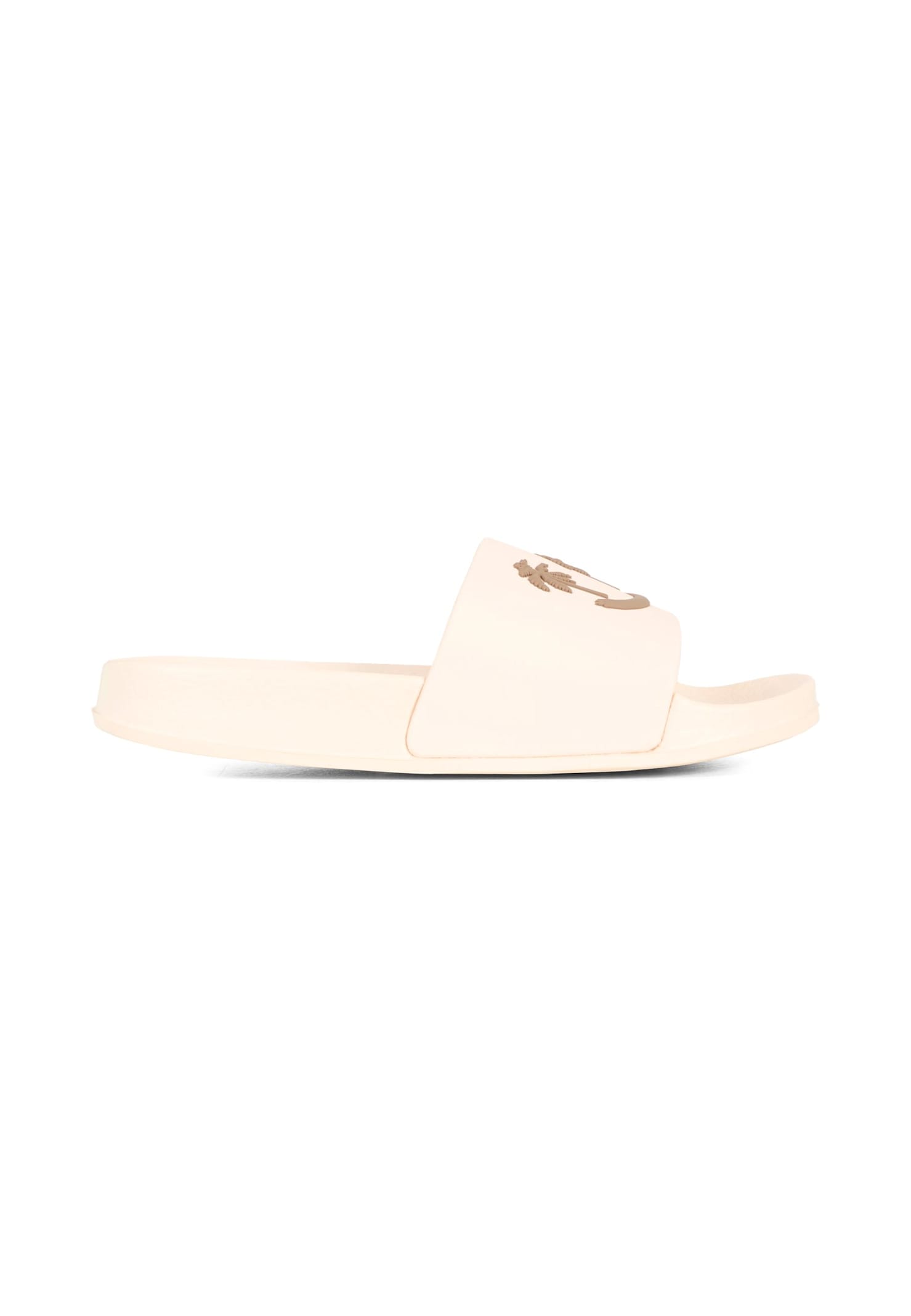 Molo Beige Slippers For Kids With Smiley