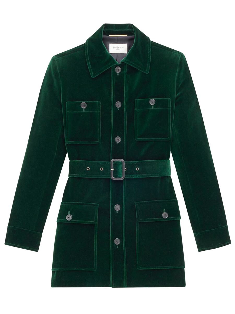 Saint Laurent Saharan Velvet Jacket Clothing
