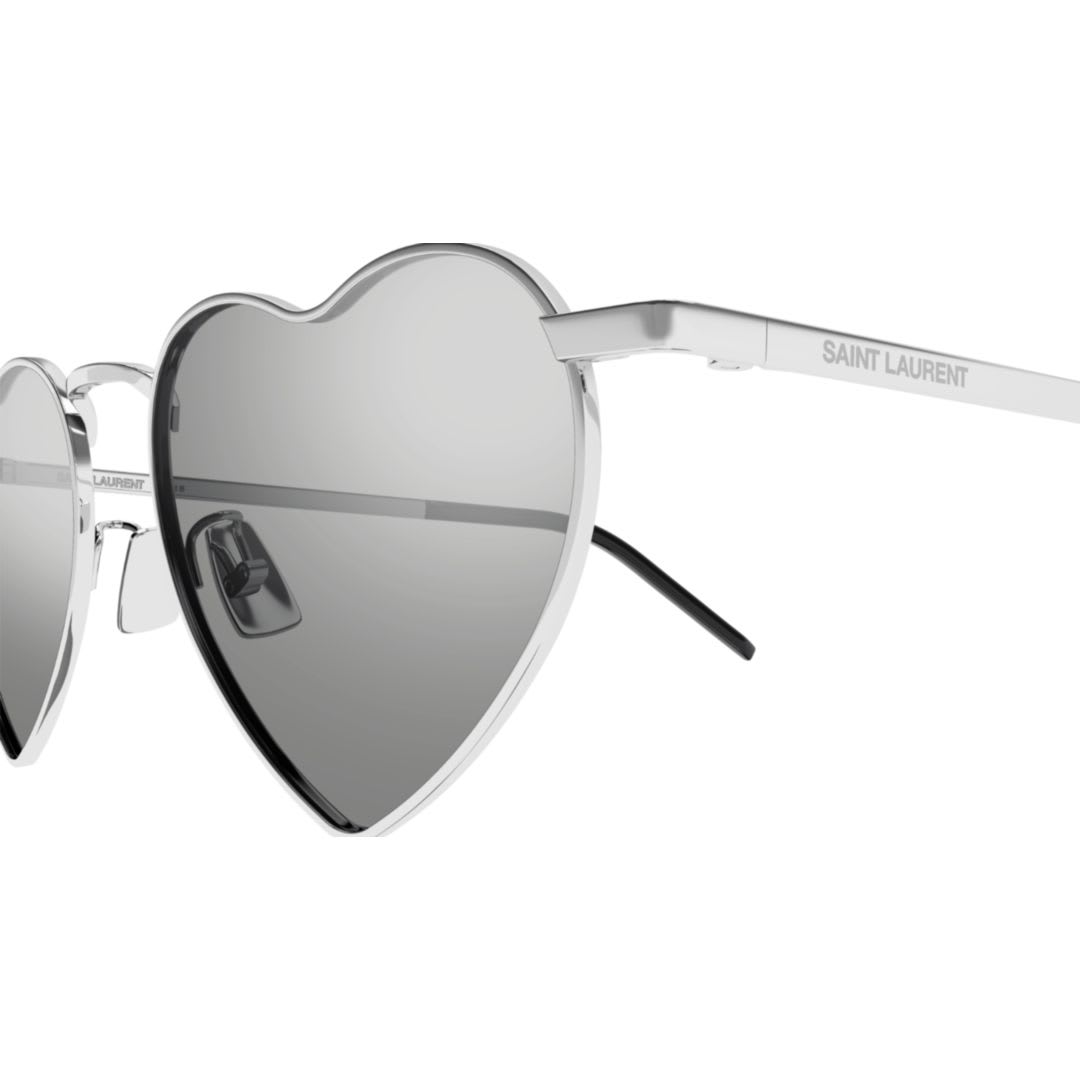 Saint Laurent Eyewear Sl 301 Loulou014 Silver Silver Silver