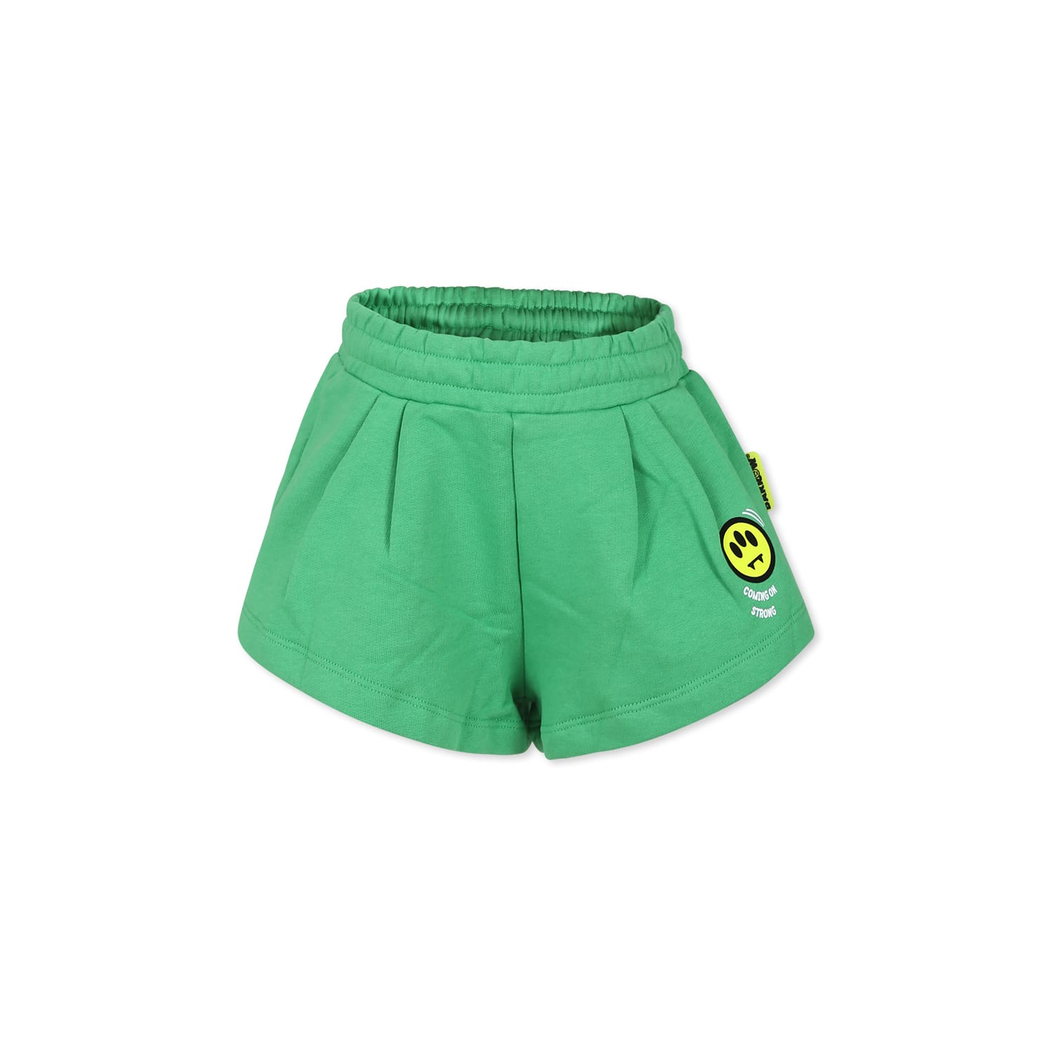 Barrow Green Shorts For Girl With Smiley