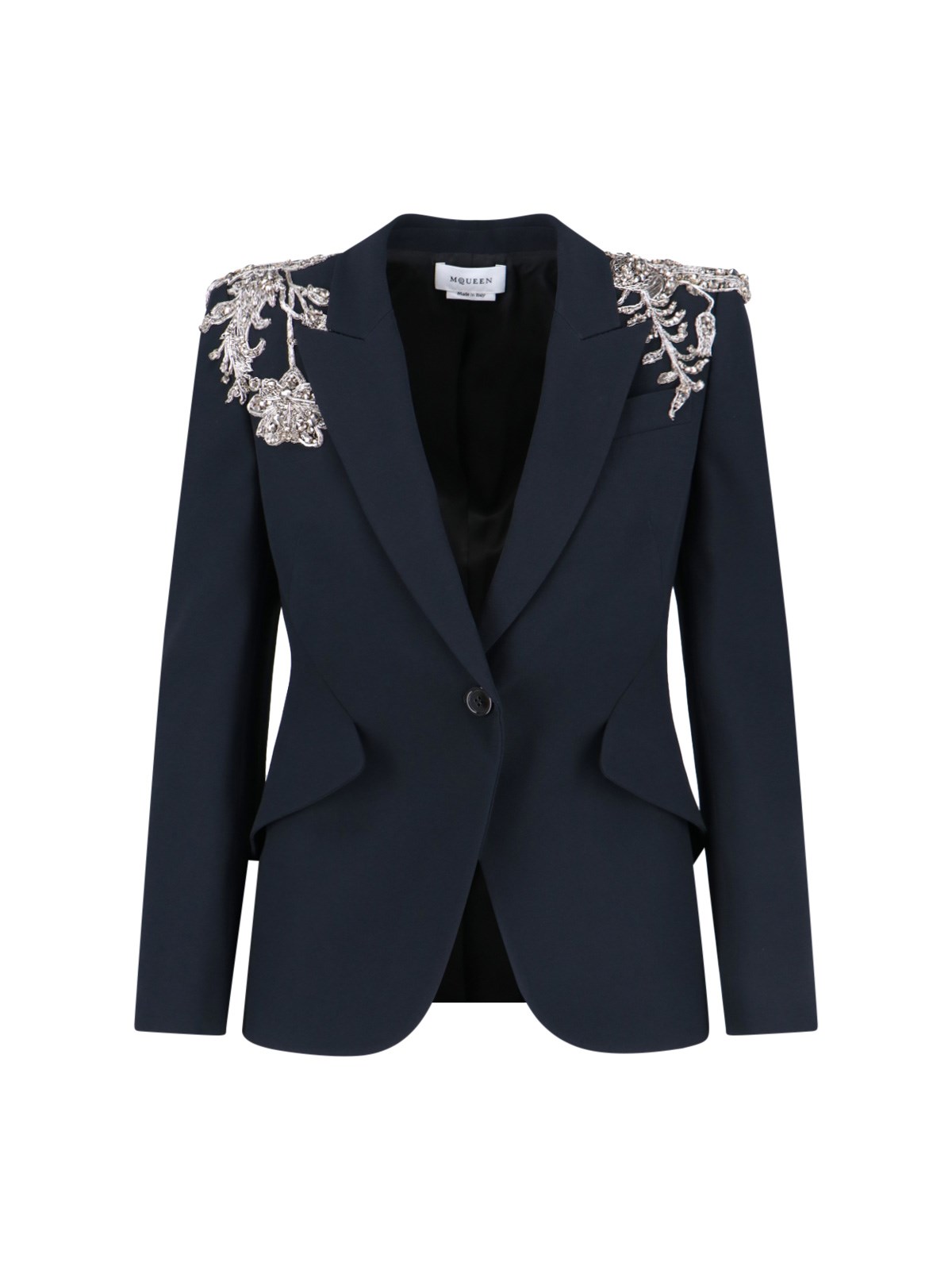 Alexander McQueen Single-Breasted Blazer With Decorations