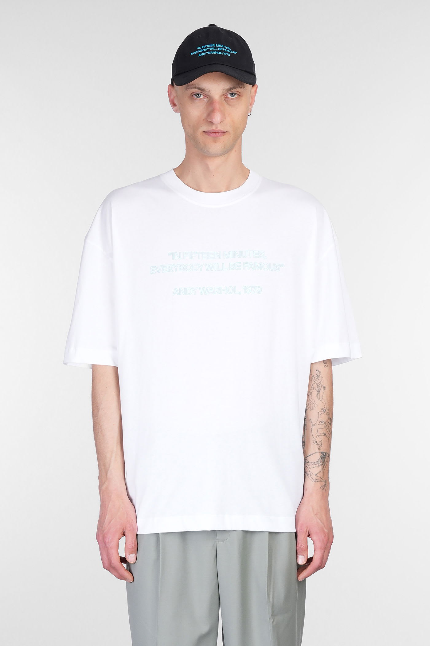 Études T-shirt In White Cotton