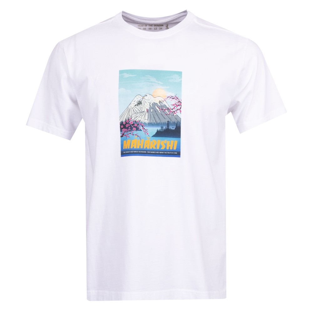 Fuji Blossom Print T Shirt