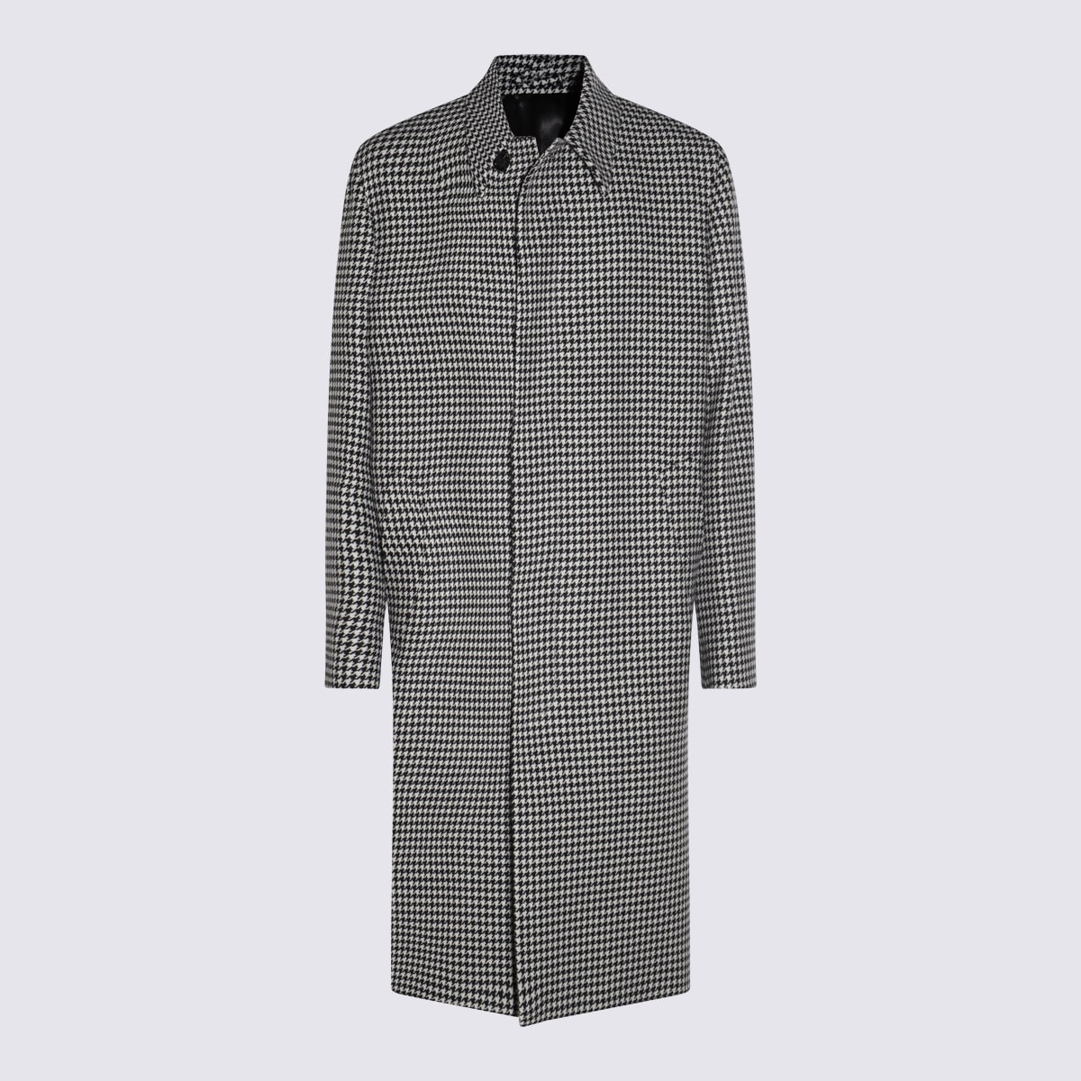 Lardini Grey Wool Coat