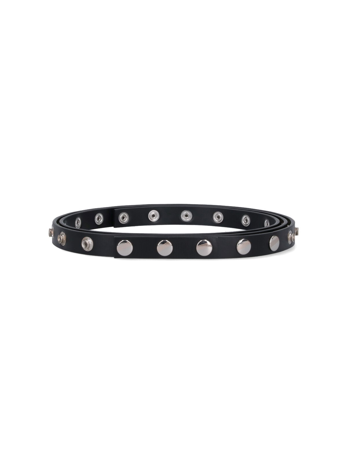 The Attico 'Black' Studs Belt