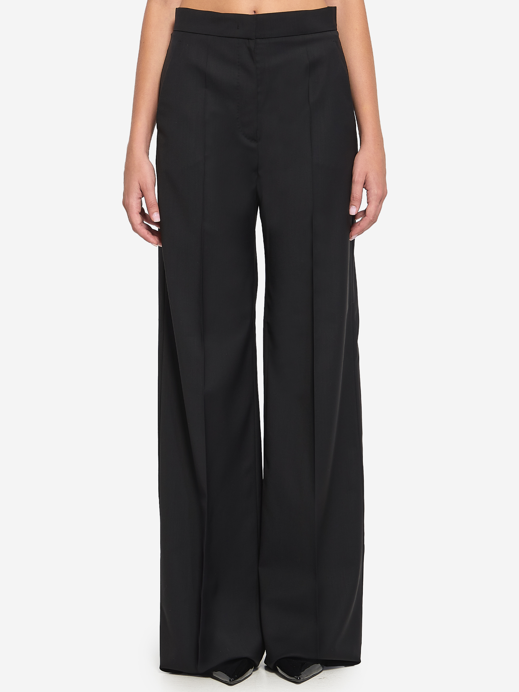 Straightleg trousers in light wool
