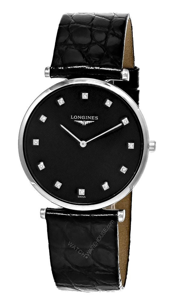 LONGINES La Grande Classique Quartz 33MM 12 Diamond Unisex Watch L4.709.4.55.B / L4709455B