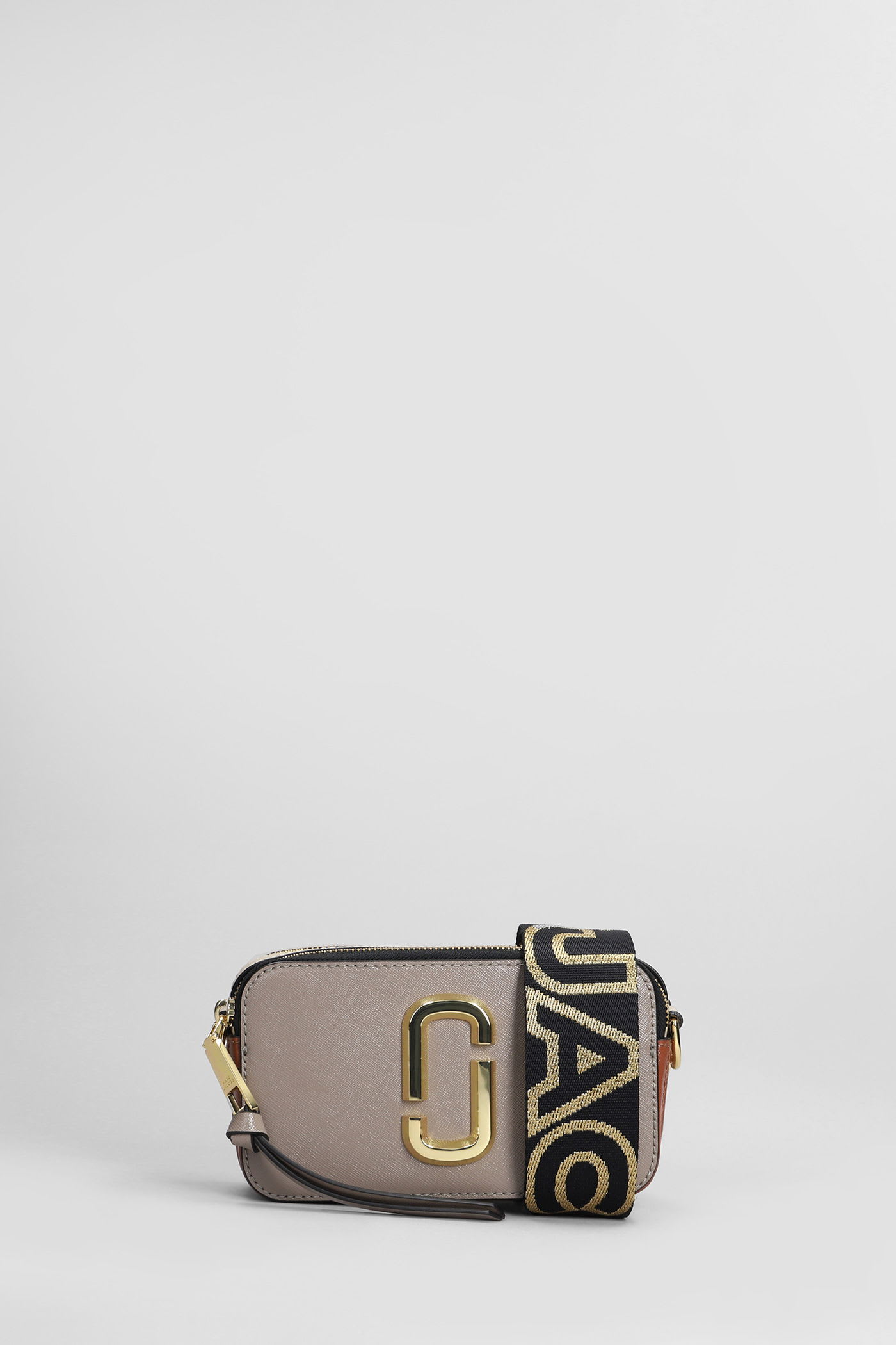 Marc Jacobs The Snapshot Shoulder Bag In Taupe Leather