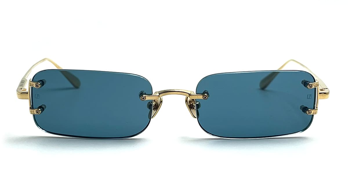 Linda Farrow Taylor - Yellow Gold Sunglasses