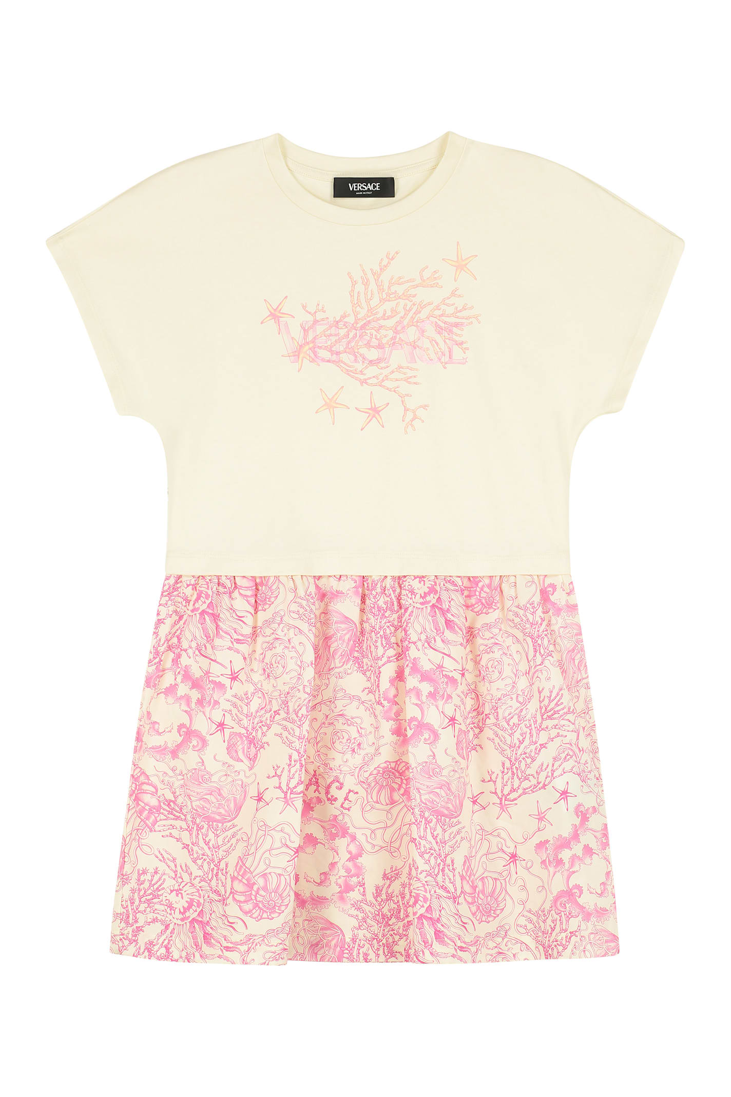 Young Versace Cotton Blend Dress