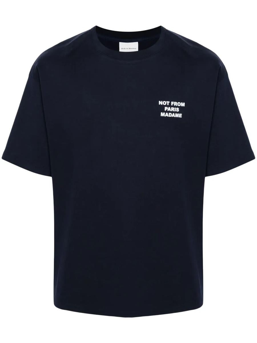Drôle De Monsieur "Le T-Shirt Slogan" T-Shirt. Clothing