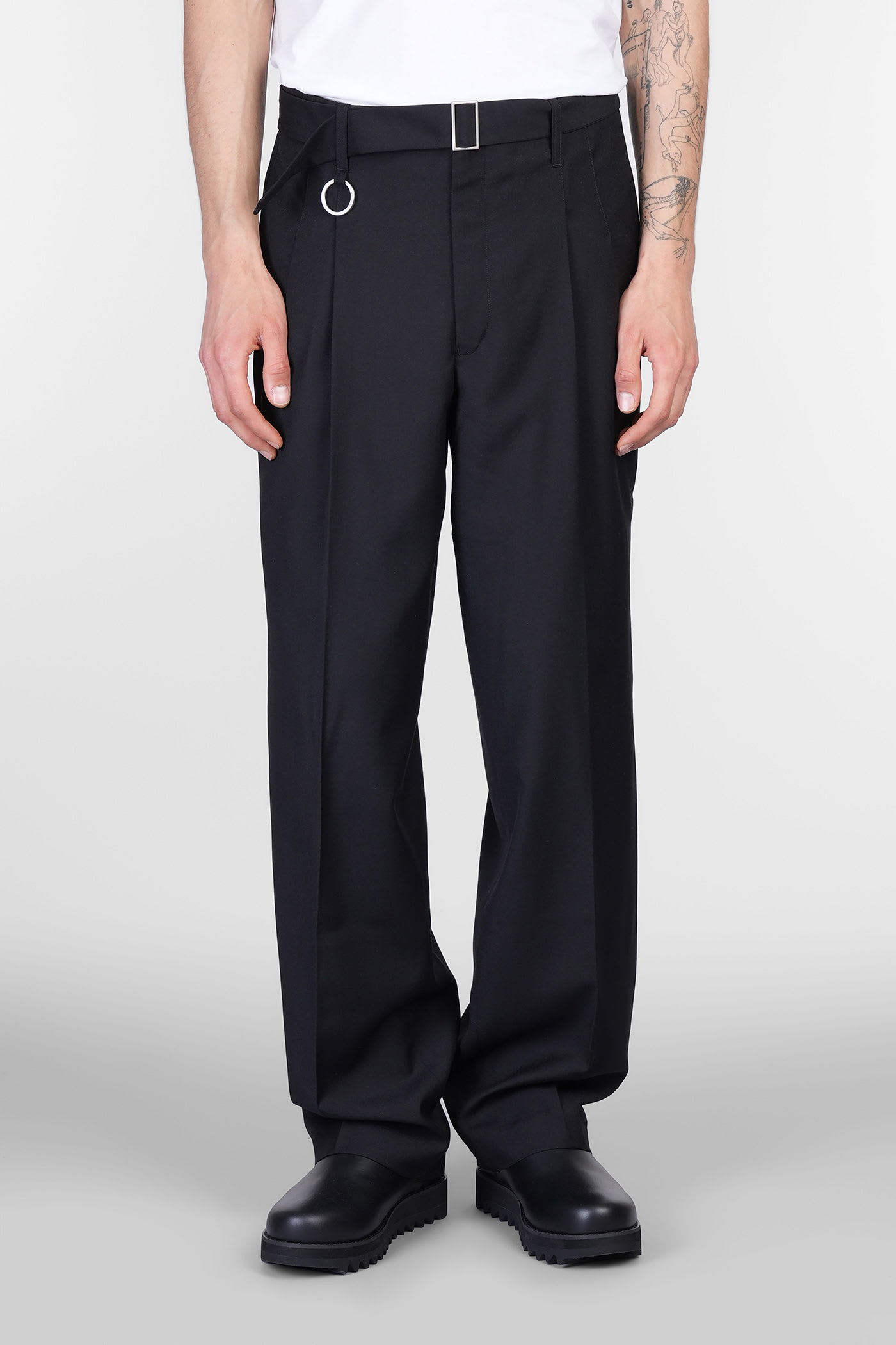 Études Pants In Black Polyester