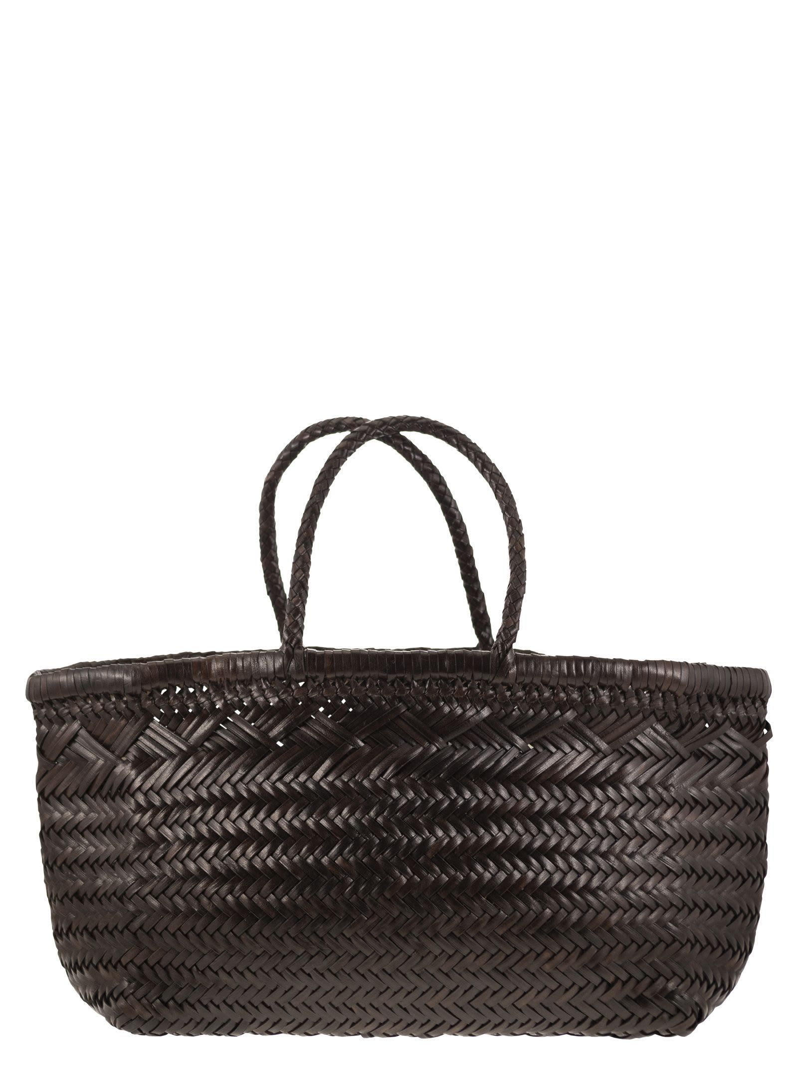 Dragon Diffusion Triple Jump Big - Woven Leather Bag