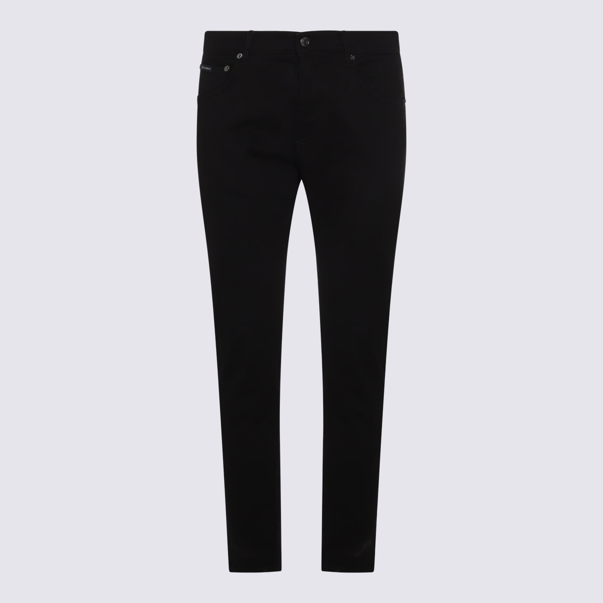 Dolce & Gabbana Black Cotton Jeans