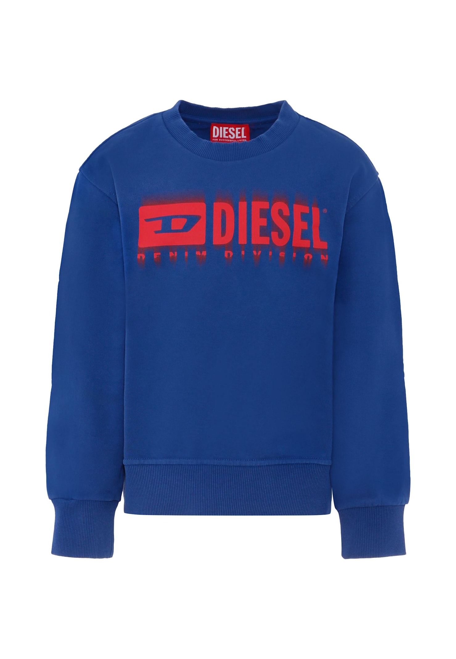 Diesel Blue Sweatshirt For Boy With Logo