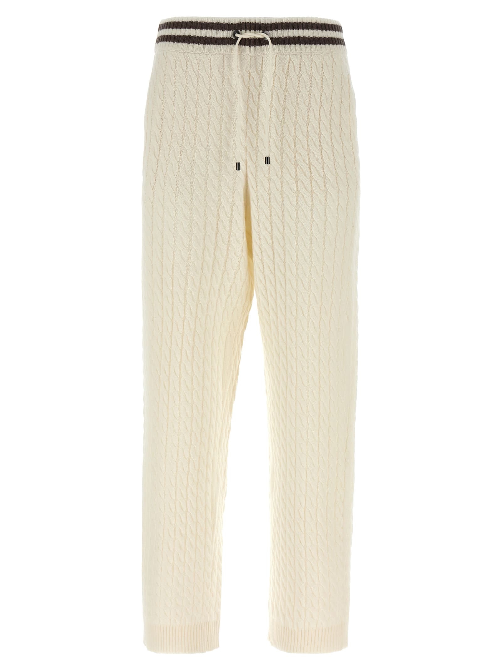 Brunello Cucinelli Braided Cashmere Pants